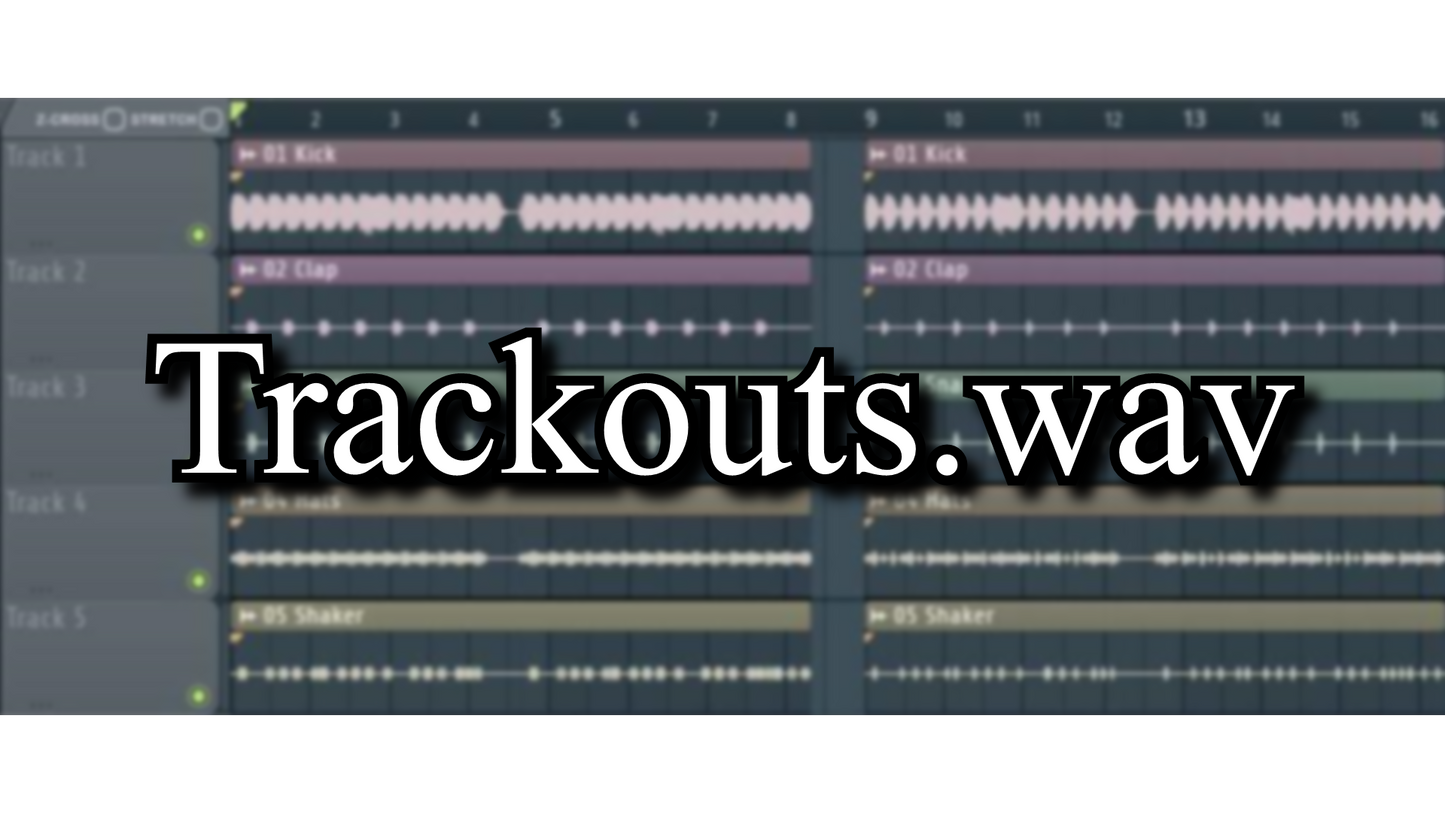 Request Trackouts in WAV